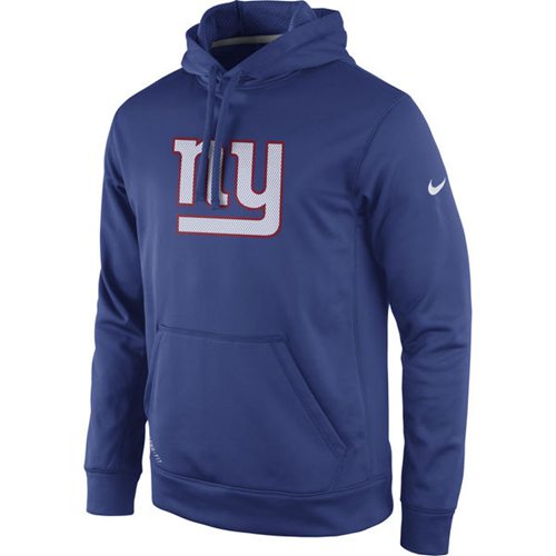 New York Giants  Practice Performance Pullover Hoodie Royal