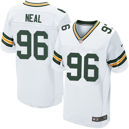  Packers #96 Mike Neal White Men's Stitched NFL Elite Jersey