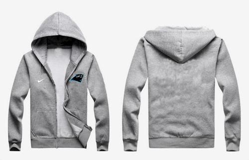  Carolina Panthers Authentic Logo Hoodie Grey