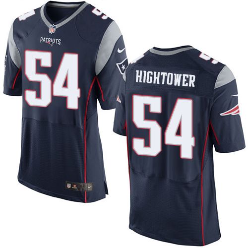  Patriots #54 Dont'a Hightower Navy Blue Team Color Men's Stitched NFL New Elite Jersey