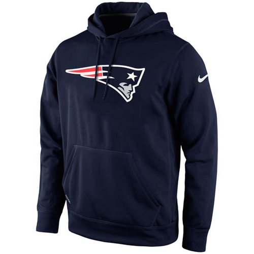 New England Patriots  KO Logo Essential Hoodie Navy Blue