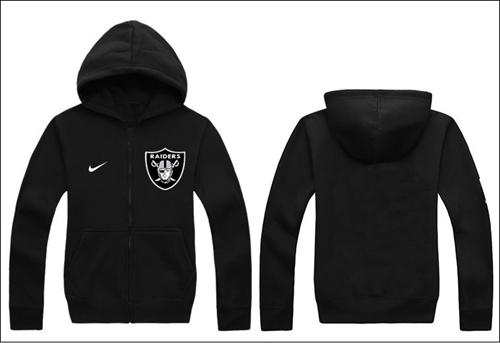  Oakland Raiders Authentic Logo Hoodie Black