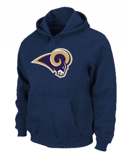 St.Louis Rams Logo Pullover Hoodie Dark Blue