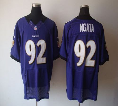 Ravens #92 Haloti Ngata Purple Team Color Men's Stitched NFL Elite Jersey