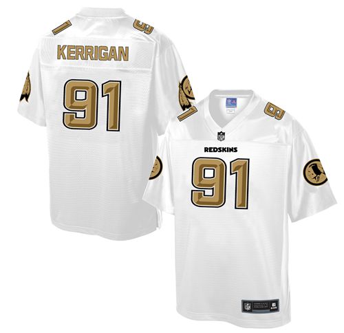  Redskins #91 Ryan Kerrigan White Men's NFL Pro Line Fashion Game Jersey