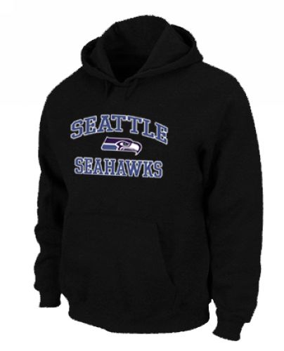 Seattle Seahawks Heart & Soul Pullover Hoodie Black