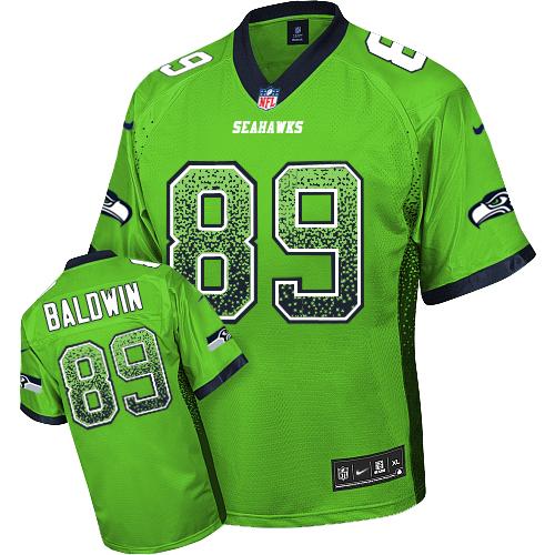  Seahawks #89 Doug Baldwin Green Men's Stitched NFL Elite Drift Fashion Jersey