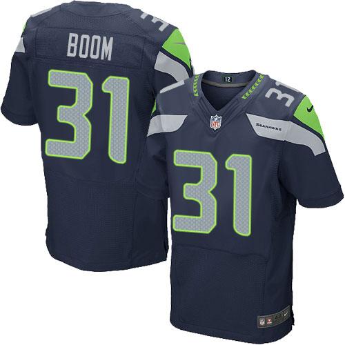  Seahawks #31 Kam Chancellor Steel Blue Team Color Men's Stitched NFL Legion of Boom Elite Jersey