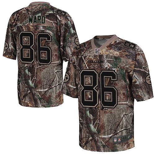 Steelers #86 Hines Ward Camo Men's Stitched NFL Realtree Elite Jersey