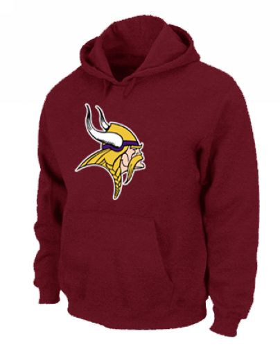 Minnesota Vikings Logo Pullover Hoodie Red