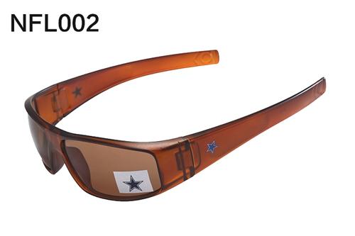 Dallas Cowboys Logo Full Rim Polarized Sunglasses Burgundy