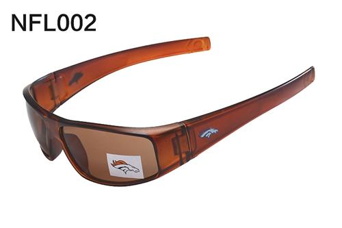 Denver Broncos Logo Full Rim Polarized Sunglasses Burgundy