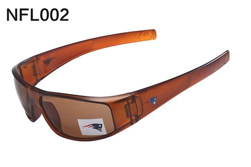 New England Patriots Logo Full Rim Polarized Sunglasses Burgundy
