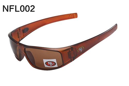 San Francisco 49ers Logo Full Rim Polarized Sunglasses Burgundy