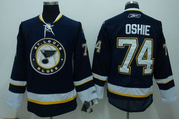 Blues #74 Tj Oshie Stitched Blue NHL Jersey