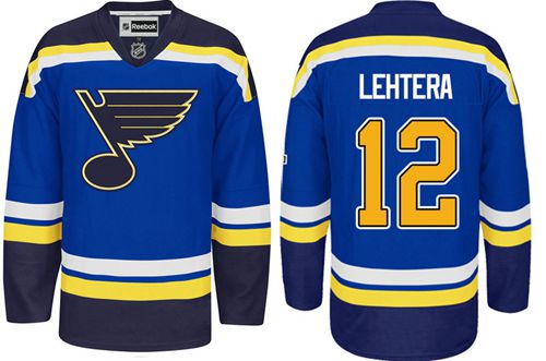 Blues #12 Jori Lehtera Light Blue Home Stitched NHL Jersey