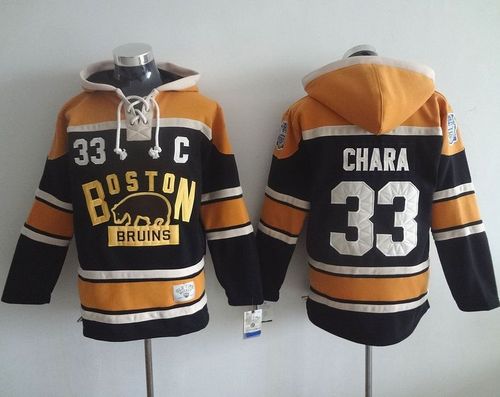 Bruins #33 Zdeno Chara Black 2016 Winter Classic Hoodie Stitched NHL Jersey