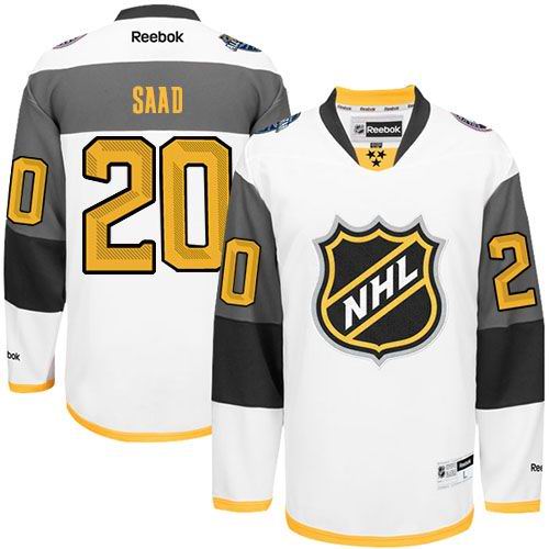 Blue Jackets #20 Brandon Saad White 2016 All Star Stitched NHL Jersey