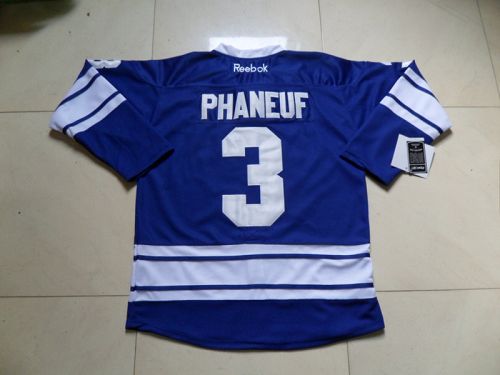 Maple Leafs #3 Dion Phaneuf Blue Third Stitched NHL Jersey