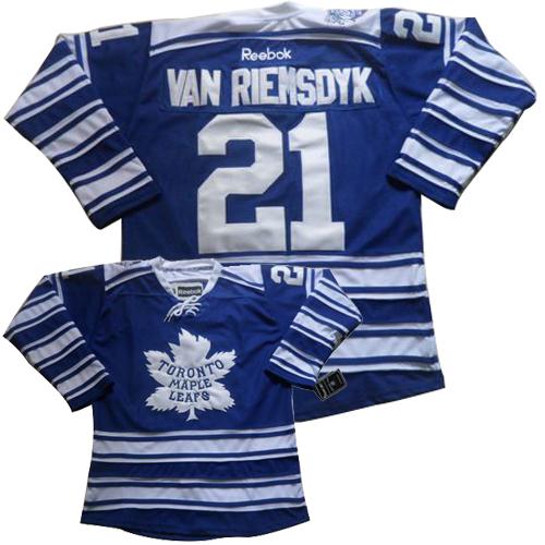 Maple Leafs #21 James Van Riemsdyk Blue 2014 Winter Classic Stitched NHL Jersey