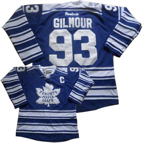 Maple Leafs #93 Doug Gilmour Blue 2014 Winter Classic Stitched NHL Jersey