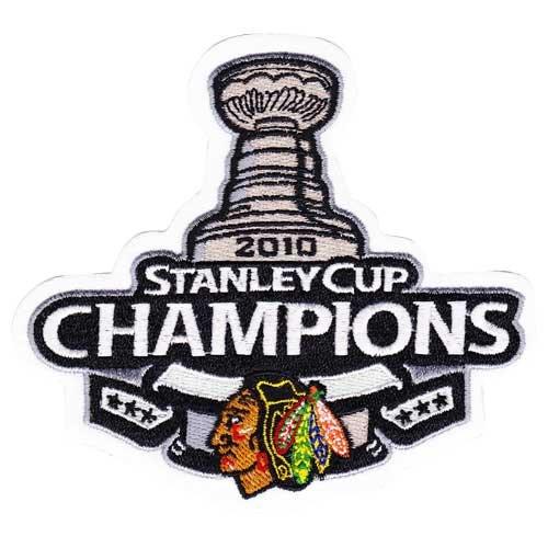 Stitched 2010 NHL Stanley Cup Final Champions Chicago Blackhawks Jersey Patch