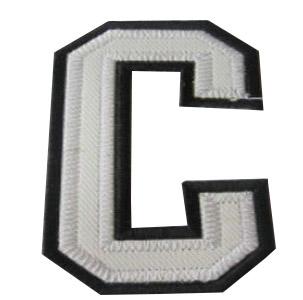 Stitched NHL Patch Philadelphia Flyers Captain White C Patch