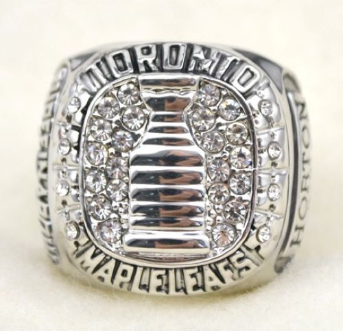 NHL Toronto Maple Leafs World Champions Silver Ring