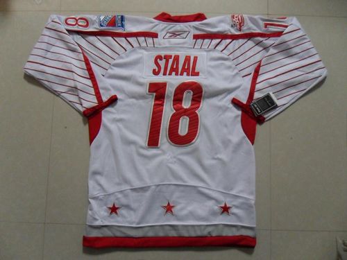Rangers #18 Marc Staal 2011 All Star Stitched White NHL Jersey