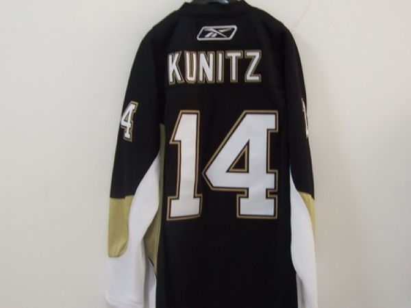 Penguins #14 Chris Kunitz Stitched Black NHL Jersey