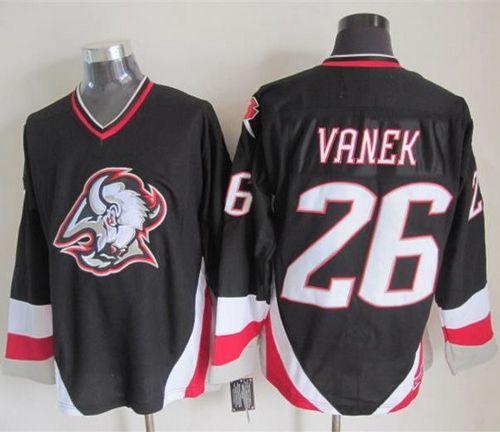 Sabres #26 Thomas Vanek Black CCM Throwback Stitched NHL Jersey