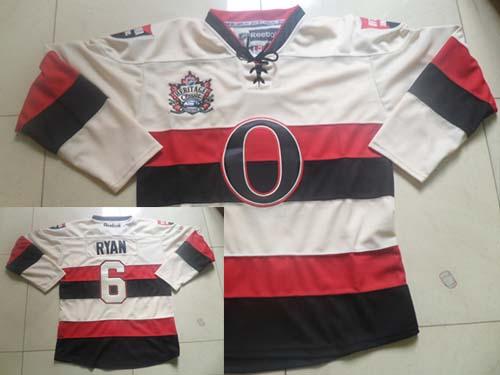 Senators #6 Bobby Ryan Cream 2014 Heritage Classic Stitched NHL Jersey