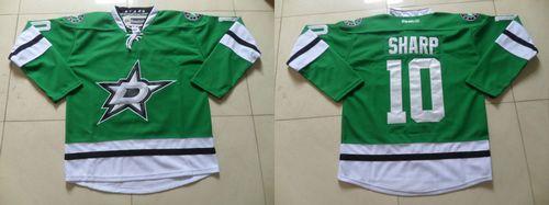 Stars #10 Patrick Sharp Green Stitched NHL Jersey