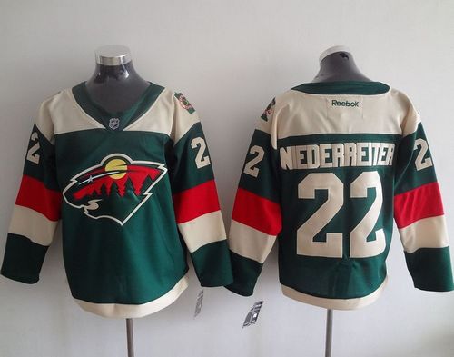 Wild #22 Nino Niederreiter Green 2016 Stadium Series Stitched NHL Jersey