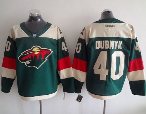 Wild #40 Devan Dubnyk Green 2016 Stadium Series Stitched NHL Jersey