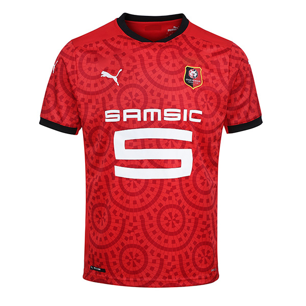 20 21 Rennes Home Red Stade Rennais Jersey Shirt