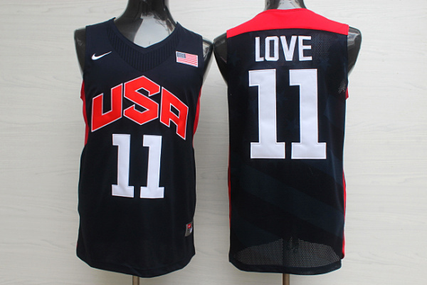 2012 usa jerseys #11 love Blue jerseys