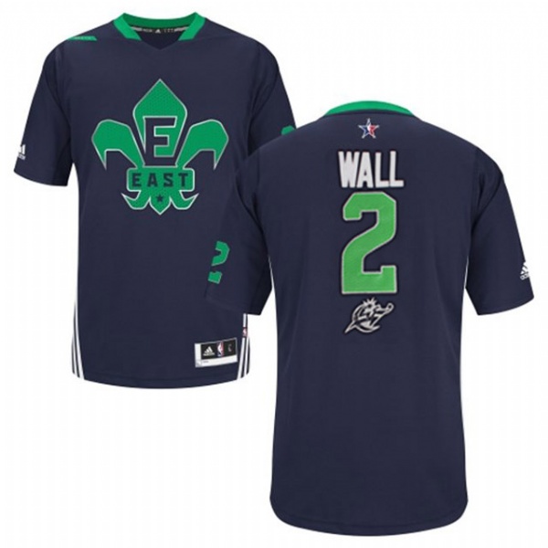 2014 NBA All Star Game Eastern Conference Wizards 2 John Wall Swingman Blue Jersey