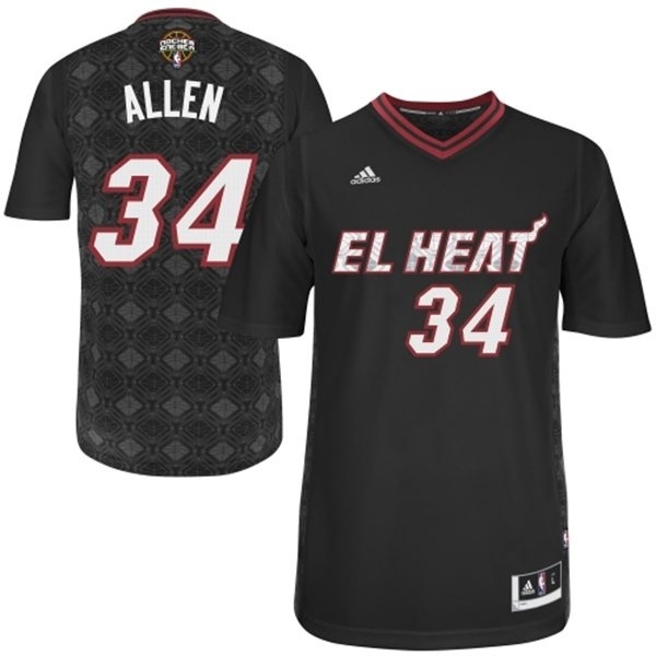 Miami Heat #34 Ray Allen 2014 Noches Enebea EL HEAT Swingman Jersey