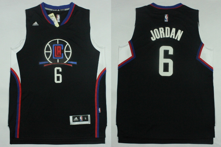 2015   2016  NBA Los Angeles Clippers 6 DeAndre Jordan New Revolution 30 Swingman Black Jersey