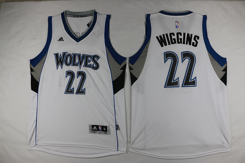 2015   2016  NBA Minnesota Timberwolves 22 Andrew Wiggins Jersey New Revolution 30 Swingman Road White Jersey