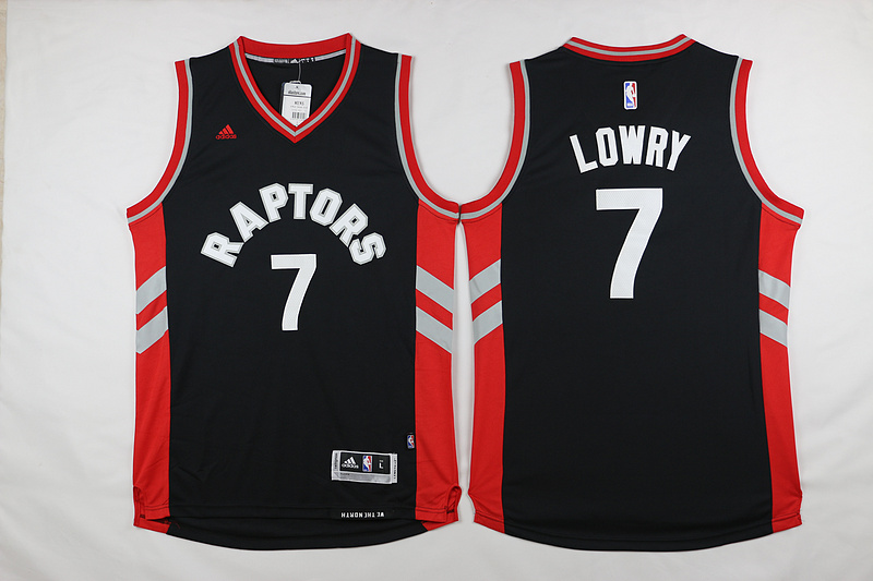 2015   2016  NBA Toronto Raptors 7 Kyle Lowry New Revolution 30 Swingman Black Jersey