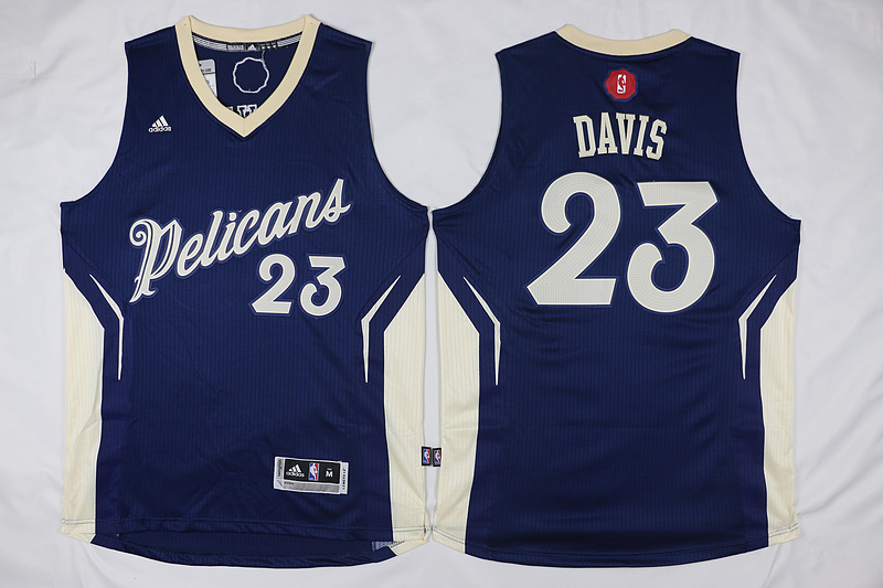 2015   2016 NBA Christmas Day jersey Houston Rockets 23 Anthony Davis New Revolution 30 Swingman Red Jersey