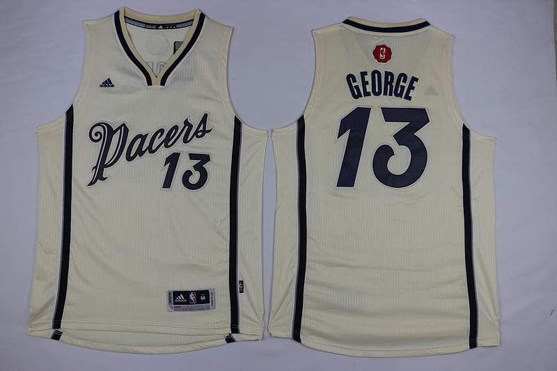 2015   2016 NBA Christmas Day jersey Indiana Pacers 13 Paul George New Revolution 30 Swingman White Jersey