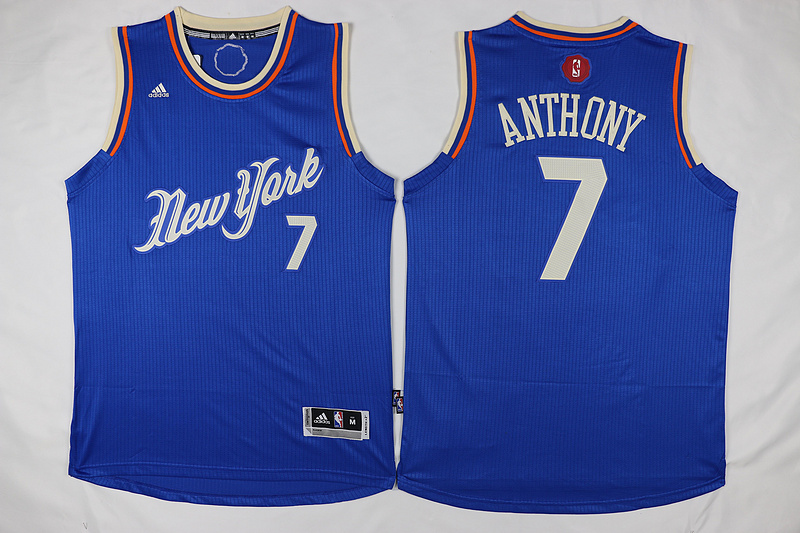 2015   2016 NBA Christmas Day jersey New York Knicks 7 Carmelo Anthony New Revolution 30 Swingman Red Jersey
