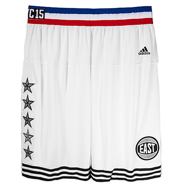 2015 NBA NYC All Star Eastern Conference White Shorts