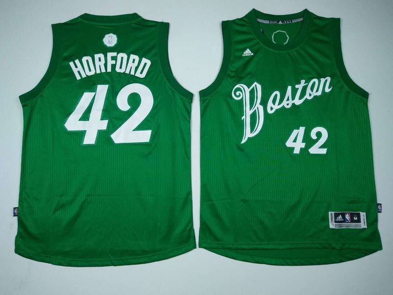 2016 NBA Christmas Day jersey Boston Celtics 42 Al Horford New Revolution 30 Swingman Green Jersey