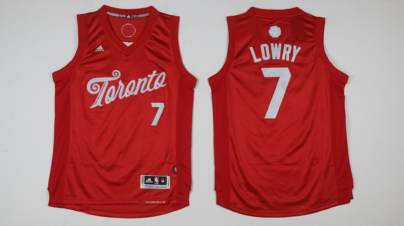 2016 NBA Christmas Day jersey Toronto Raptors 7 Kyle Lowry New Revolution 30 Swingman Red Jersey