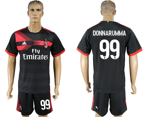 2017 18 AC Milan 99 DONNARUMMA Third Away Soccer Jersey