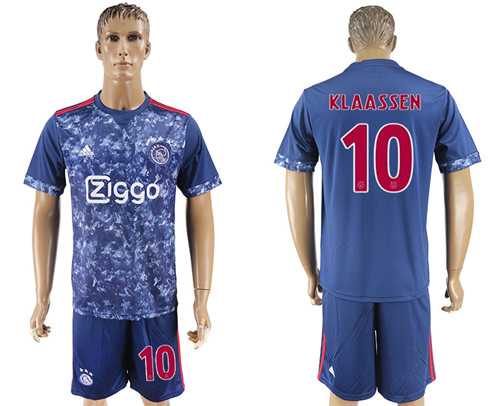 2017 18 AFC Ajax 10 KLAASSEN Away Soccer Jersey